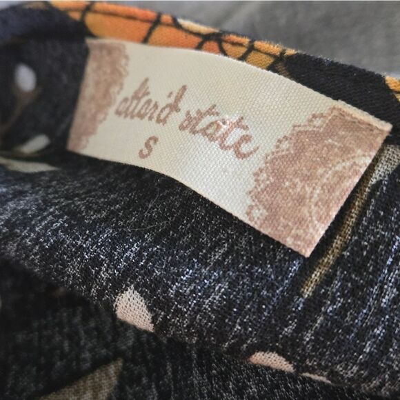 Altar'd State Brown Black Floral Mini Dress - Picture 6 of 7